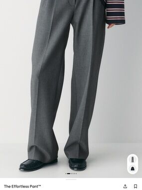 Aritzia The Effortless Pant™ in charcoal gray